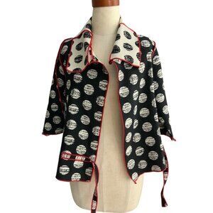 Anya art to wear one of a kind spring summer jacket small